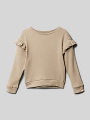 Sweatshirt mit Rüschen Modell 'SOPHIA' von Lil Atelier Beige - 14