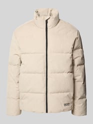 Regular Fit Puffer Jacket aus Cord von Tom Tailor Denim Beige - 30