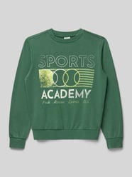 Regular fit sweatshirt van katoenmix van s.Oliver RED LABEL - 8