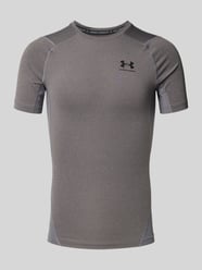 T-shirt met labelprint van Under Armour Grijs / zwart - 14