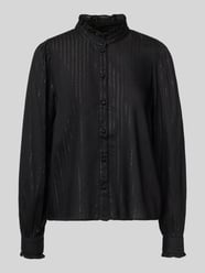 Bluzka o kroju regular fit z długim rękawem z mieszanki wiskozy model ‘BUMPY’ od VERO MODA - 47