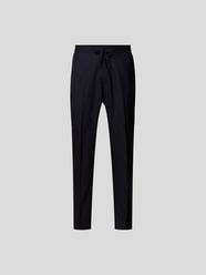 Bundfaltenhose aus Schurwolle von Officine Générale Blau - 45