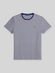 męski t-shirt o kroju regular fit z czystej bawełny od Polo Ralph Lauren - 35