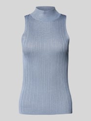 Stricktop mit Turtleneck Modell 'FINJA' von Ivy Oak Blau - 12