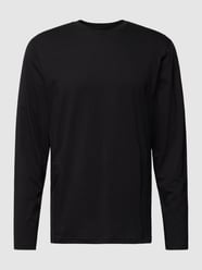 Longsleeve mit Rundhalsausschnitt von RAGMAN Schwarz - 1