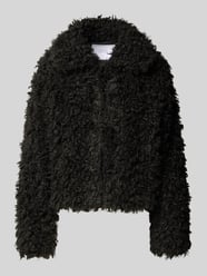 Teddy-jas in cropped pasvorm - curated by Isabelle Hartmann van Style Icon Collection - 45