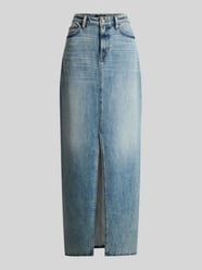 Taliowana spódnica jeansowa z mieszanki bawełny i lyocellu od Lauren Ralph Lauren - 37