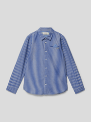 Regular Fit Hemd mit Streifenmuster Modell 'Classic' von Scotch & Soda Blau / Türkis - 45