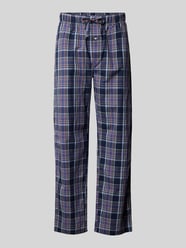 Pyjama-Hose mit elastischem Bund und Kordelzug von Christian Berg Men Blau - 38