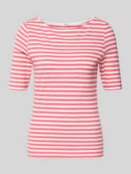 T-shirt o kroju slim fit z czystej bawełny od s.Oliver RED LABEL - 19