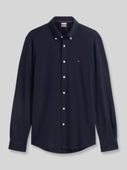 Slim Fit Freizeithemd mit Logo-Stickerei von Tommy Hilfiger - 42