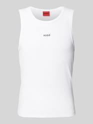 Tanktop in riblook, model 'Dapota' van HUGO - 25