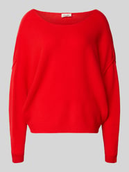 Oversized gebreide pullover met boothals model 'DAMSVILLE' van American Vintage - 1
