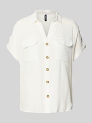 Regular Fit Hemdbluse mit Brusttaschen Modell 'BUMPY' von Vero Moda - 6