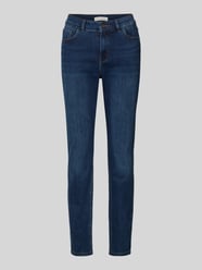 Jeansy delikatnie dekatyzowane o kroju Skinny Fit od Christian Berg Woman - 3