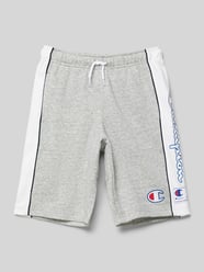 Bermudas mit Label-Print von CHAMPION Grau - 1