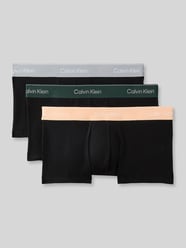 Obcisłe bokserki o kroju slim fit z mieszanka bawełny w zestaw 3 szt. od Calvin Klein Underwear - 14
