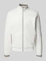 Sweatjacke mit Stehkragen von bugatti - 48