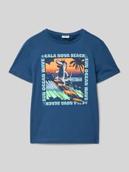 T-shirt o kroju regular fit z czystej bawełny od s.Oliver RED LABEL - 11