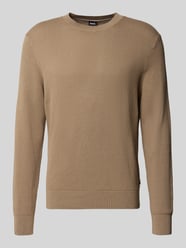Regular Fit Pullover aus reiner Baumwolle Modell 'Lalex' von BOSS Beige - 11