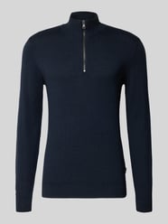 Schipperstrui van katoenmix in gebreide look van Blend - 7