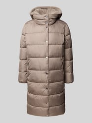 Gewatteerde jas met capuchon van WHITE LABEL Beige - 45