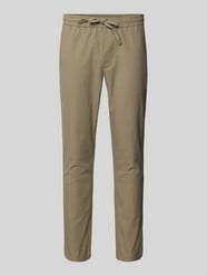 Cropped Stoffhose aus Leinen-Mix Modell 'LINUS' von Only & Sons Beige - 12