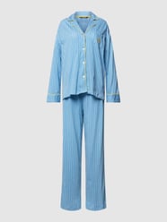 Pyjama mit Muster von Lauren Ralph Lauren Blau - 7