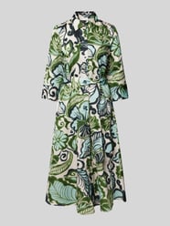 Hemdblusenkleid mit Bindegürtel von Christian Berg Woman - 32