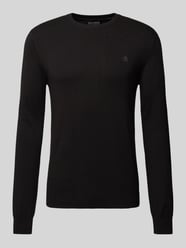 Gebreide pullover met logostitching, model 'CORE' van Scotch & Soda - 6