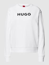 Sweatshirt mit Label-Schriftzug von HUGO Weiß - 7