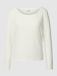 Longsleeve mit U-Ausschnitt von Marc O'Polo Beige - 12