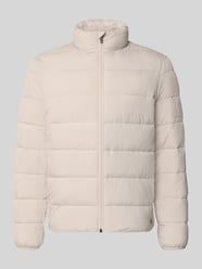 Regular Fit Steppjacke mit Stehkragen von Tom Tailor Denim Beige - 12