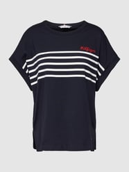 T-shirt met streepmotief van Tommy Hilfiger Blauw - 35