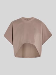 t-shirt sportowy o luźnym kroju z mieszanki bawełny od adidas Training - 6