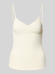 Top na ramiączkach o kroju slim fit z czystej bawełny model ‘CARLOTTA’ od Only - 25