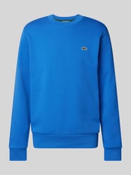 Sweatshirt mit Logo-Patch von Lacoste Blau - 45