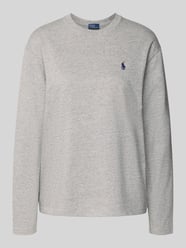 Bluzka z długim rękawem z wyhaftowanym logo od Polo Ralph Lauren - 20