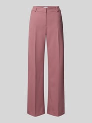 Straight Fit Stoffhose mit Viskose-Anteil von Jake*s Collection Pink - 41