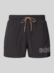 regular fit zwembroek met labelprint model 'MOONEYE' van BOSS - 13