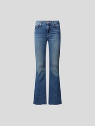 Low Rise Jeans im Flared Cut von Mother Blau / Türkis - 6