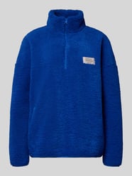 Relaxed Fit Pullover aus Teddyfell mit Label-Patch von Karo Kauer - 43