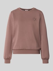 relaxed fit sweatshirt van viscosemix model 'Felpa' van Liu Jo Sport Fuchsia - 32