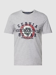 T-Shirt mit Motiv-Print von Aeronautica Militare Grau - 13