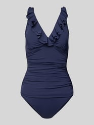 Badeanzug mit Rüschen und tiefem Rückenausschnitt von Lauren Ralph Lauren - 23