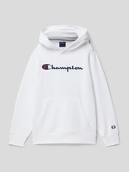 Hoodie mit Label-Stitching von CHAMPION Weiß - 41