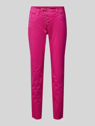 Slim Fit Hose im 5-Pocket-Design Modell 'Malibu' von Buena Vista Pink - 31