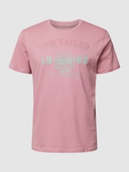 T-Shirt mit Logo-Print von Tom Tailor Pink - 24