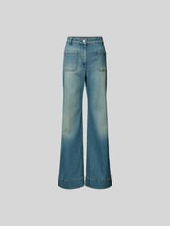 Loose Fit Jeans mit Label-Stitching von Victoria Beckham Blau - 23