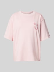 T-Shirt mit Logo-Print von Jake*s Casual Pink - 24